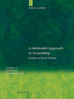 cover image of A Minimalist Approach to Scrambling